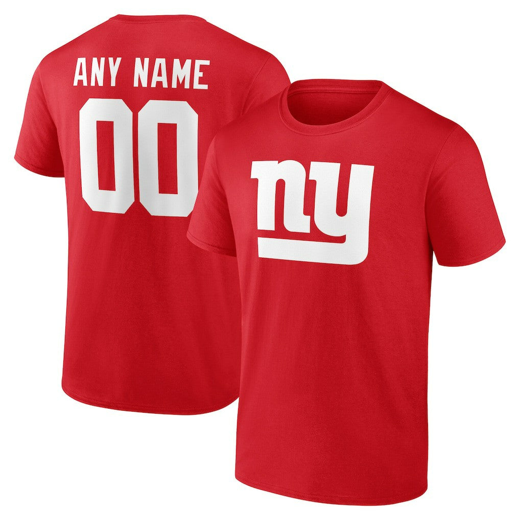 New York Giants  Big & Tall Team Authentic Custom T-Shirt