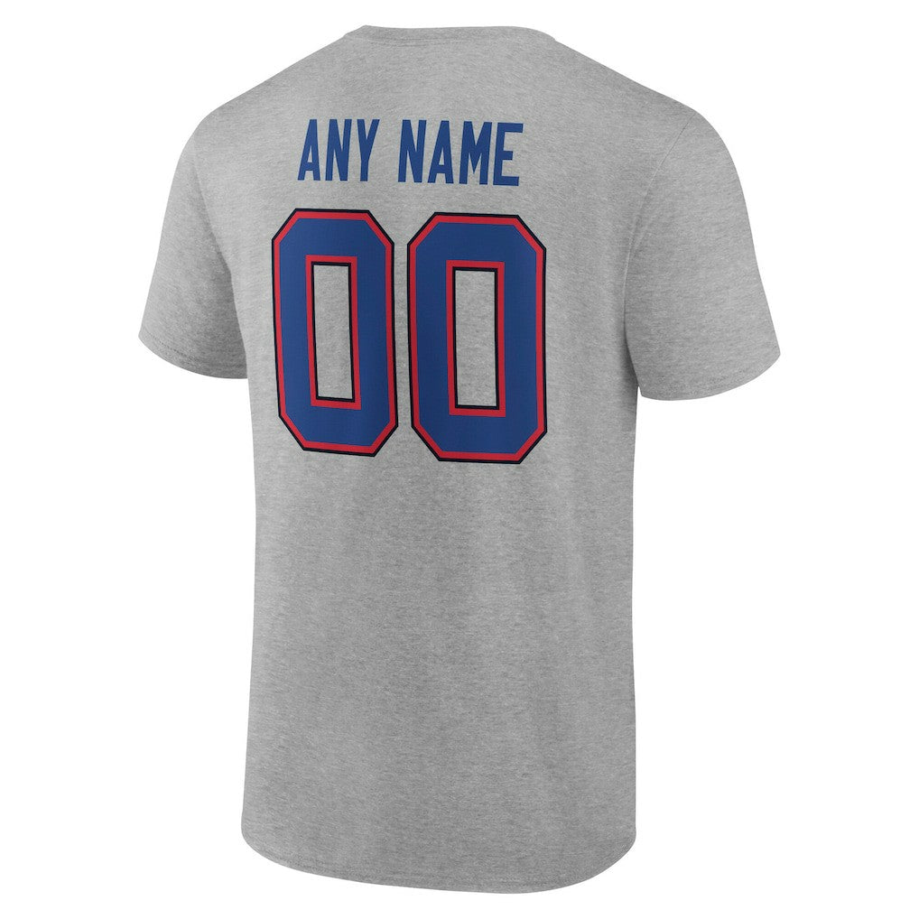 Buffalo Bills  Big & Tall Team Authentic Custom T-Shirt