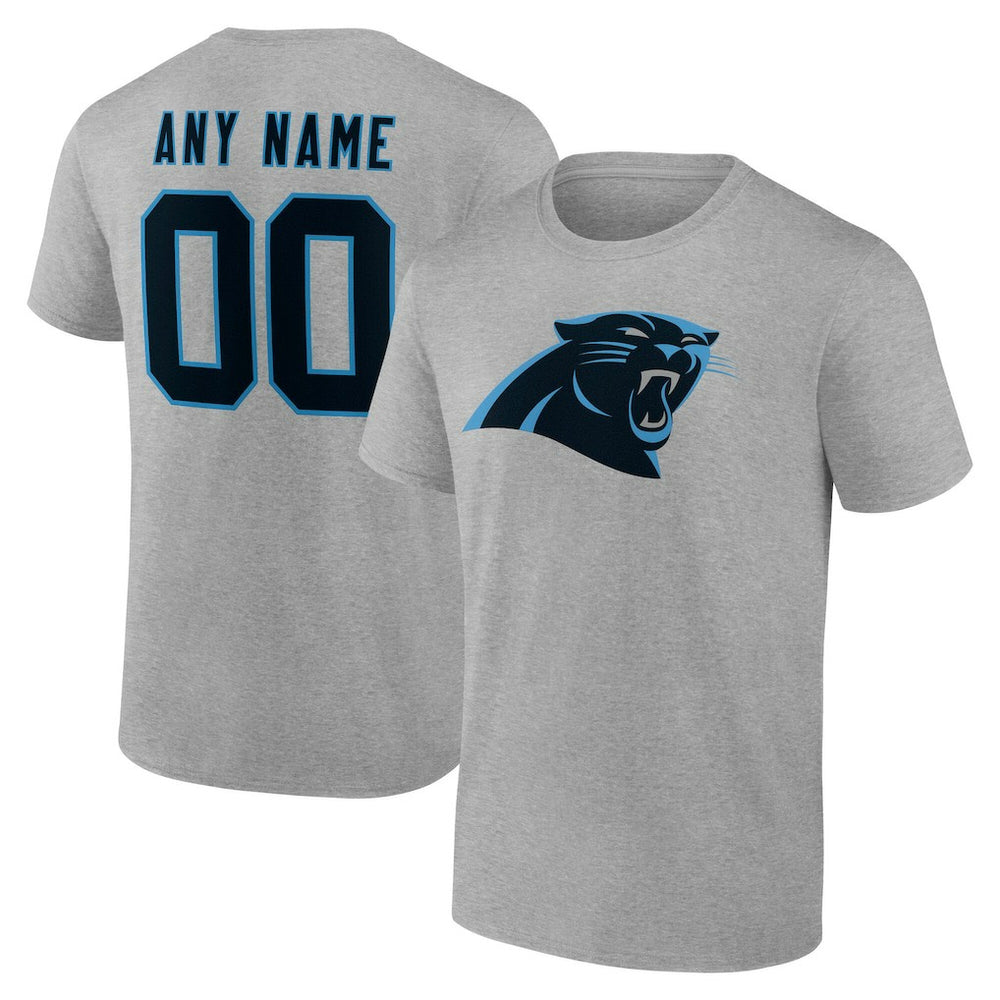 Carolina Panthers  Big & Tall Team Authentic Custom T-Shirt