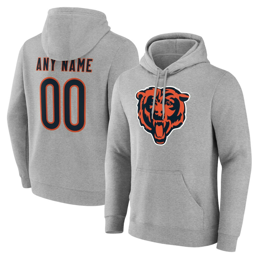 Chicago Bears  Big & Tall Team Authentic Custom Hoodie