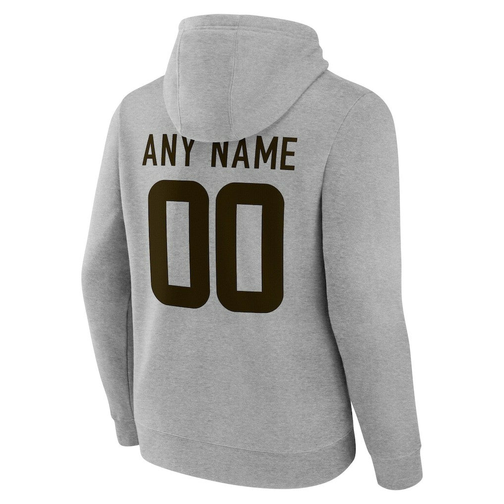 Cleveland Browns  Big & Tall Team Authentic Custom Hoodie