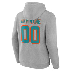 Miami Dolphins  Big & Tall Team Authentic Custom Hoodie