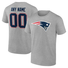 New England Patriots  Big & Tall Team Authentic Custom T-Shirt