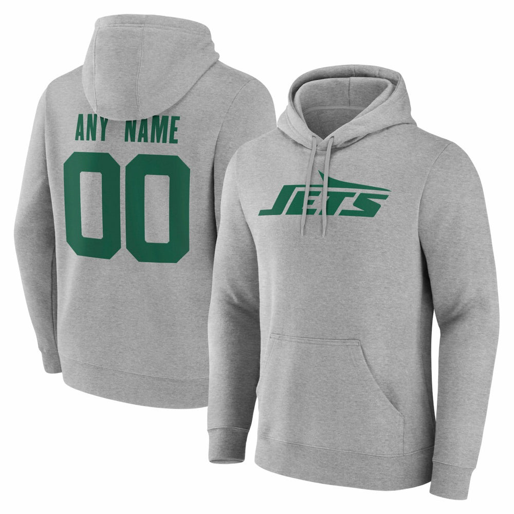 New York Jets  Big & Tall Team Authentic Custom Hoodie