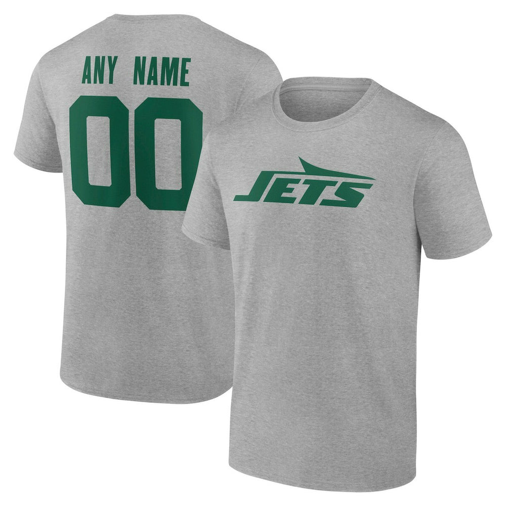 New York Jets  Big & Tall Team Authentic Custom T-Shirt