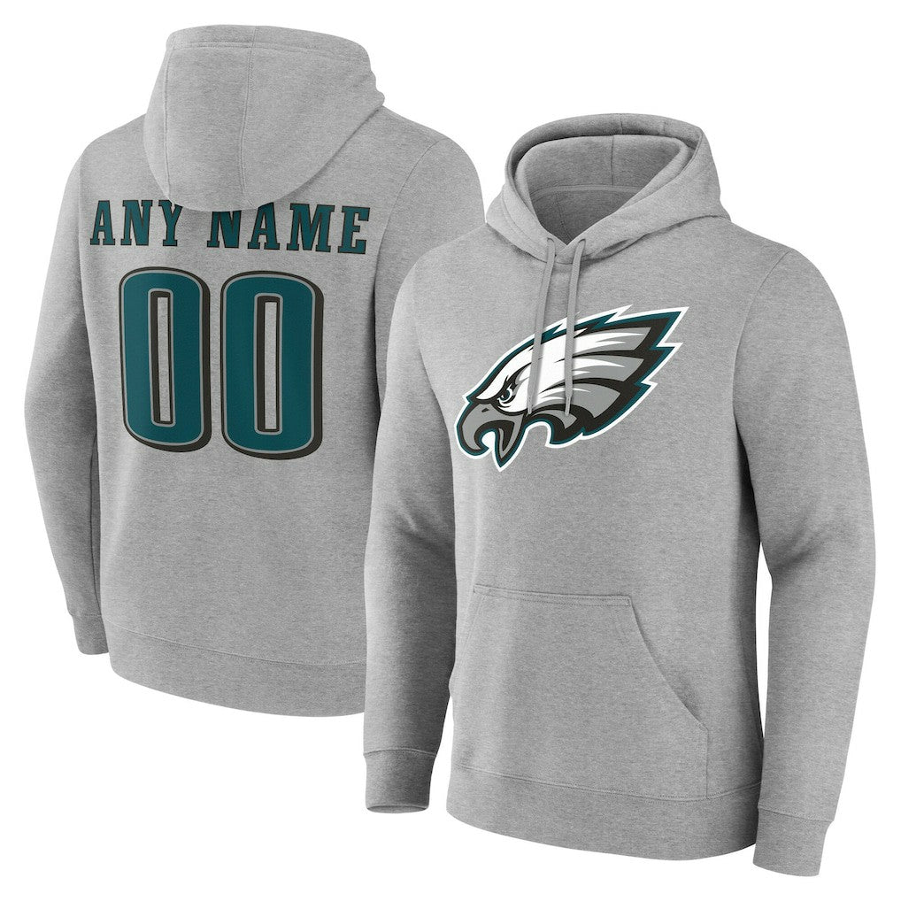 Philadelphia Eagles  Big & Tall Team Authentic Custom Hoodie
