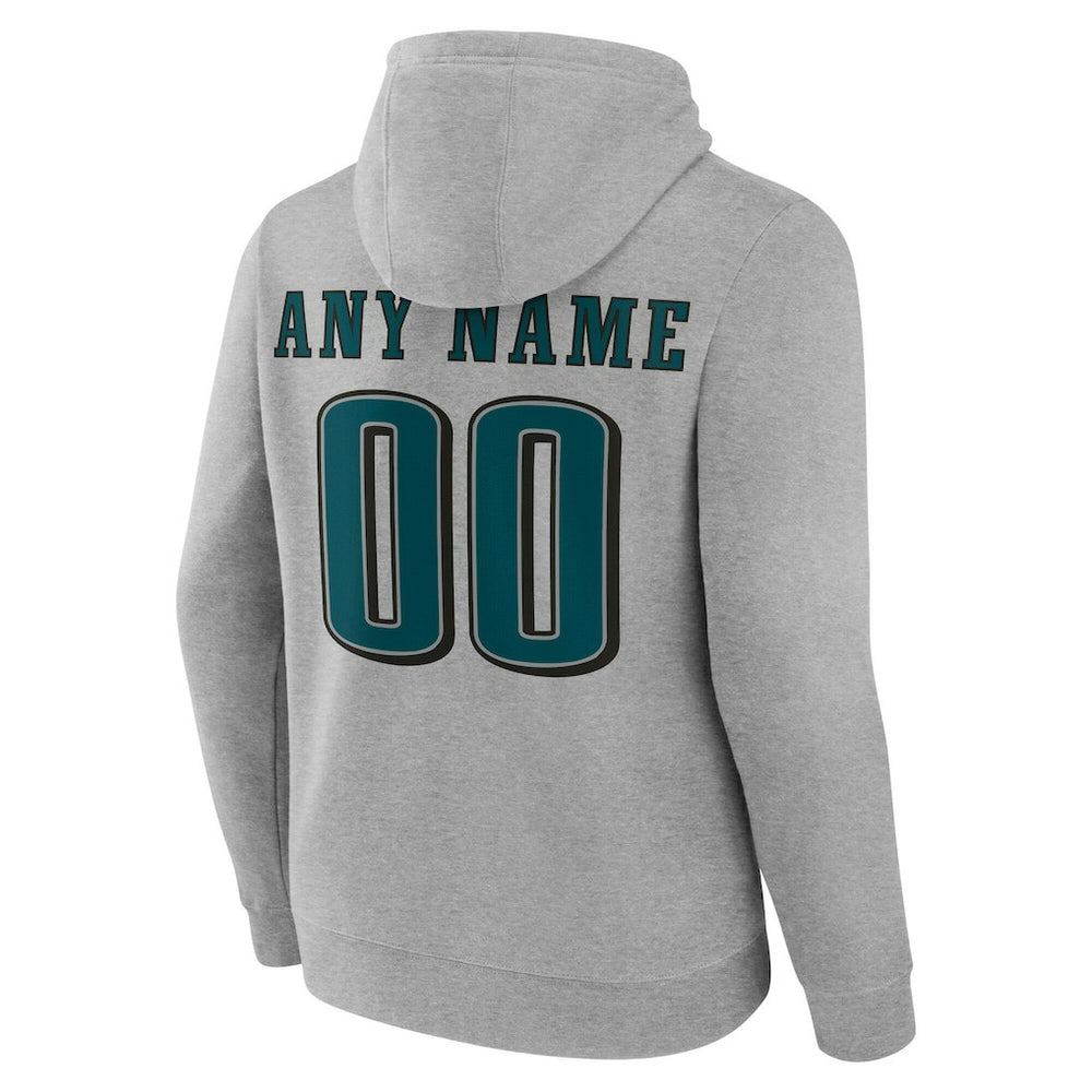 Philadelphia Eagles  Big & Tall Team Authentic Custom Hoodie