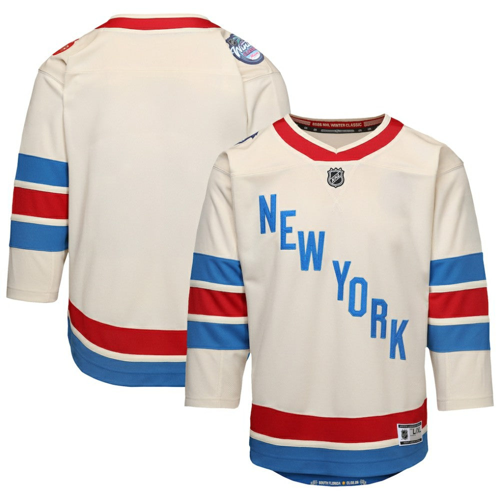 New York Rangers Outerstuff Youth 2026 NHL Winter Classic Premier Jersey Sale