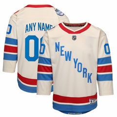 New York Rangers Outerstuff Youth 2026 NHL Winter Classic Premier Custom Jersey For Sale