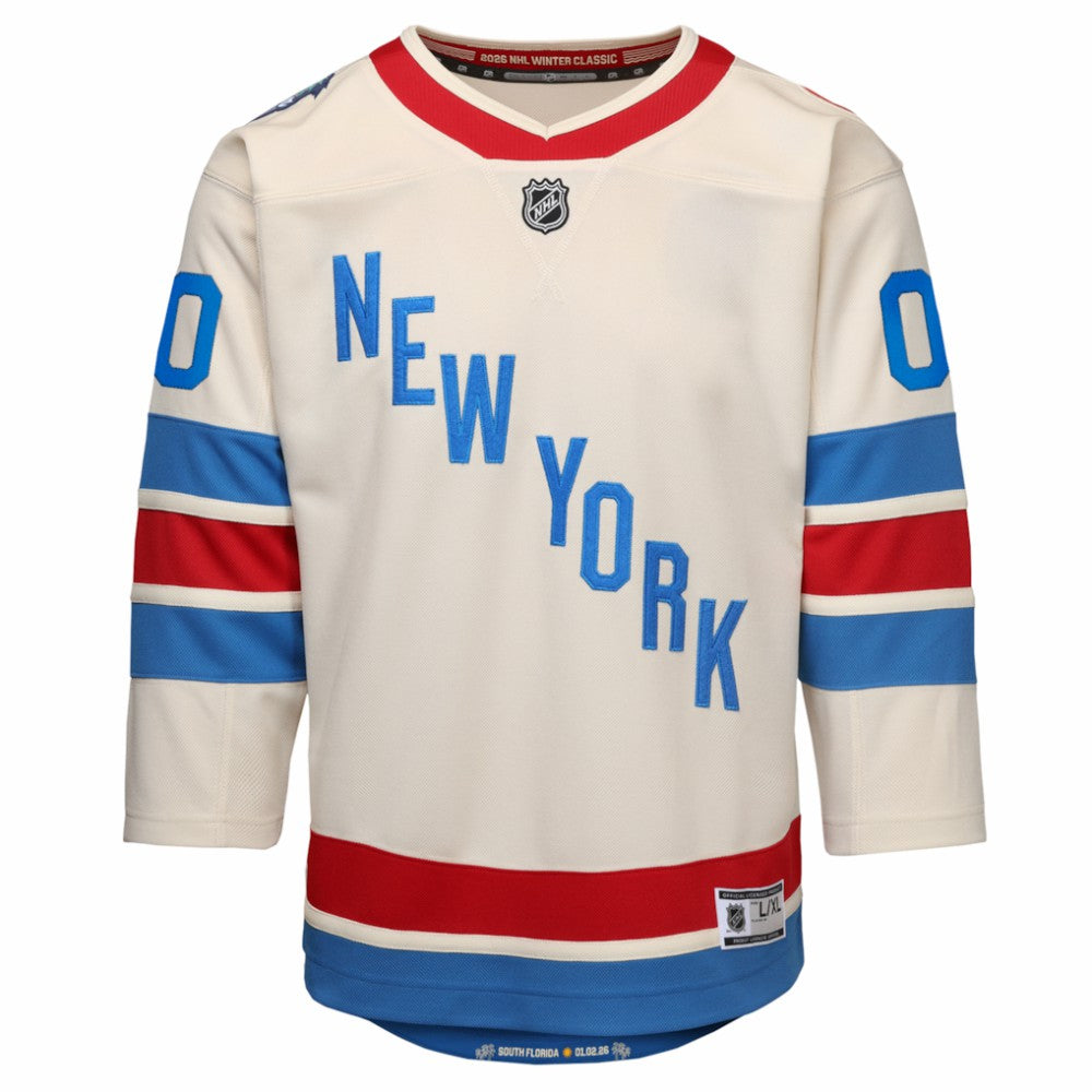 New York Rangers Outerstuff Youth 2026 NHL Winter Classic Premier Custom Jersey For Sale