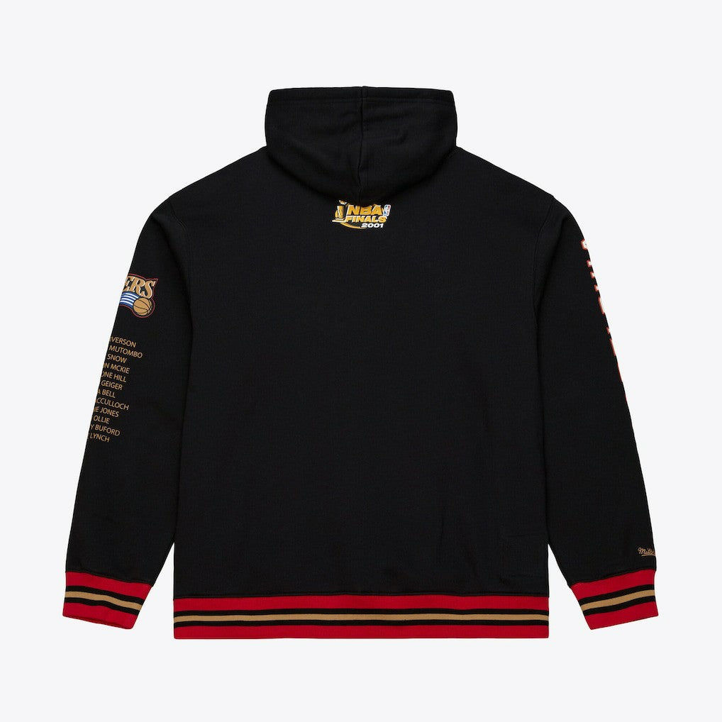 Philadelphia 76ers Hardwood Classics Originals Collection 2000-2001 Team Roster Fleece Hoodie Online