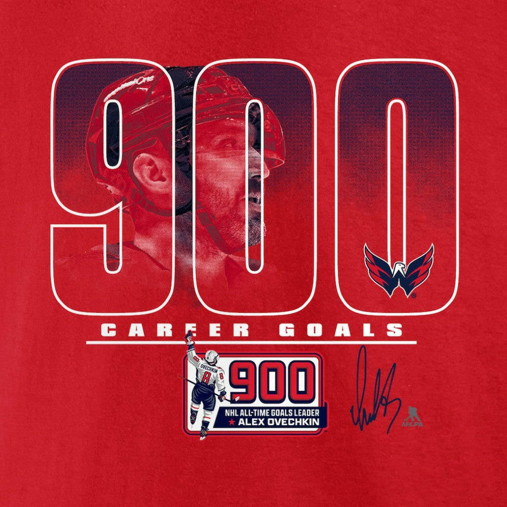 Alexander Ovechkin Washington Capitals 900th Career Goal T-Shirt Sale