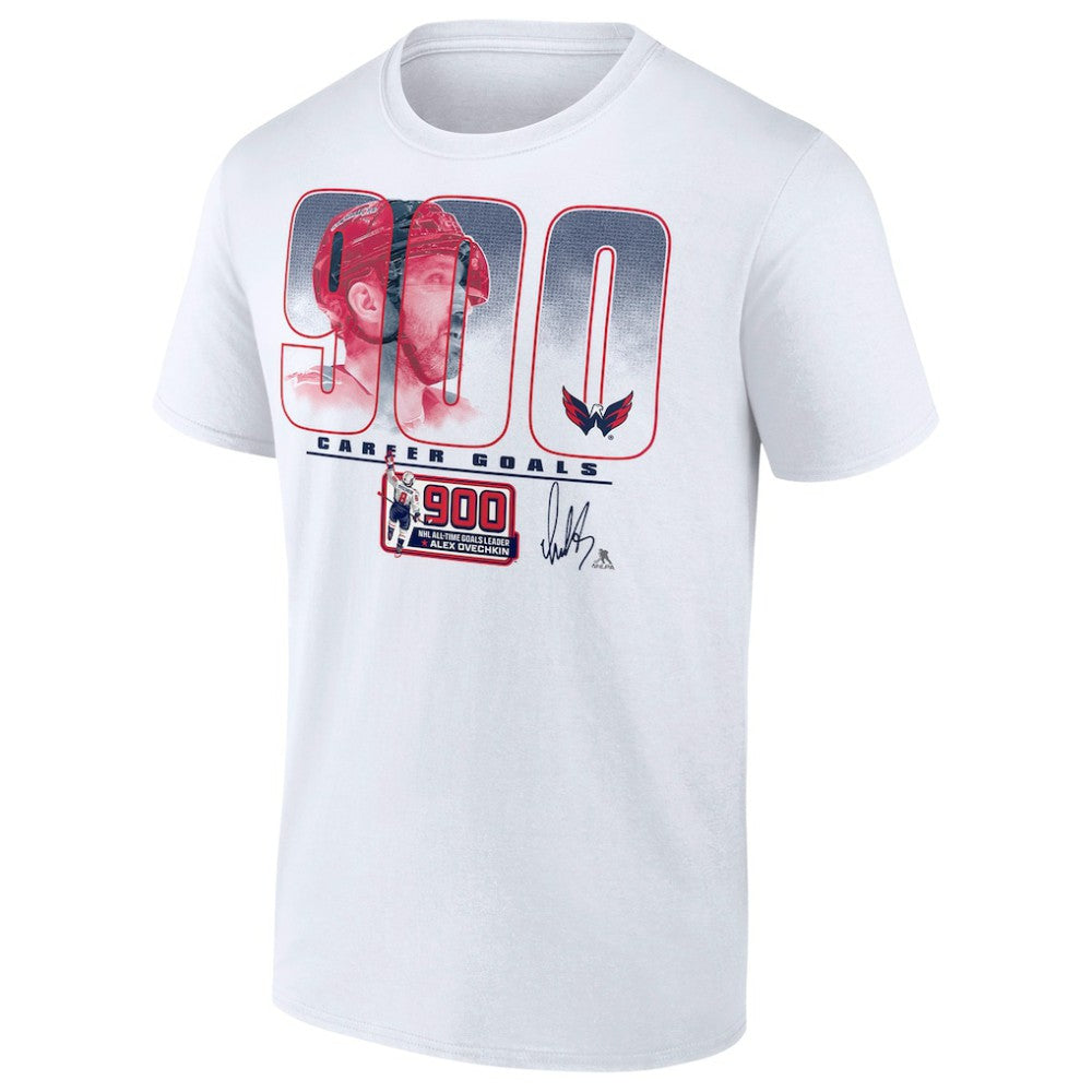 Alexander Ovechkin Washington Capitals 900th Career Goal T-Shirt Outlet