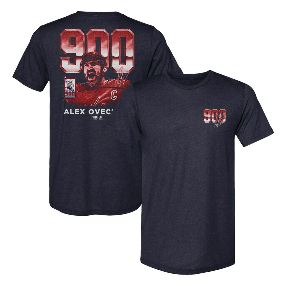 Alexander Ovechkin Washington Capitals 500 Level 900th Career Goal Tri-Blend T-Shirt For Sale