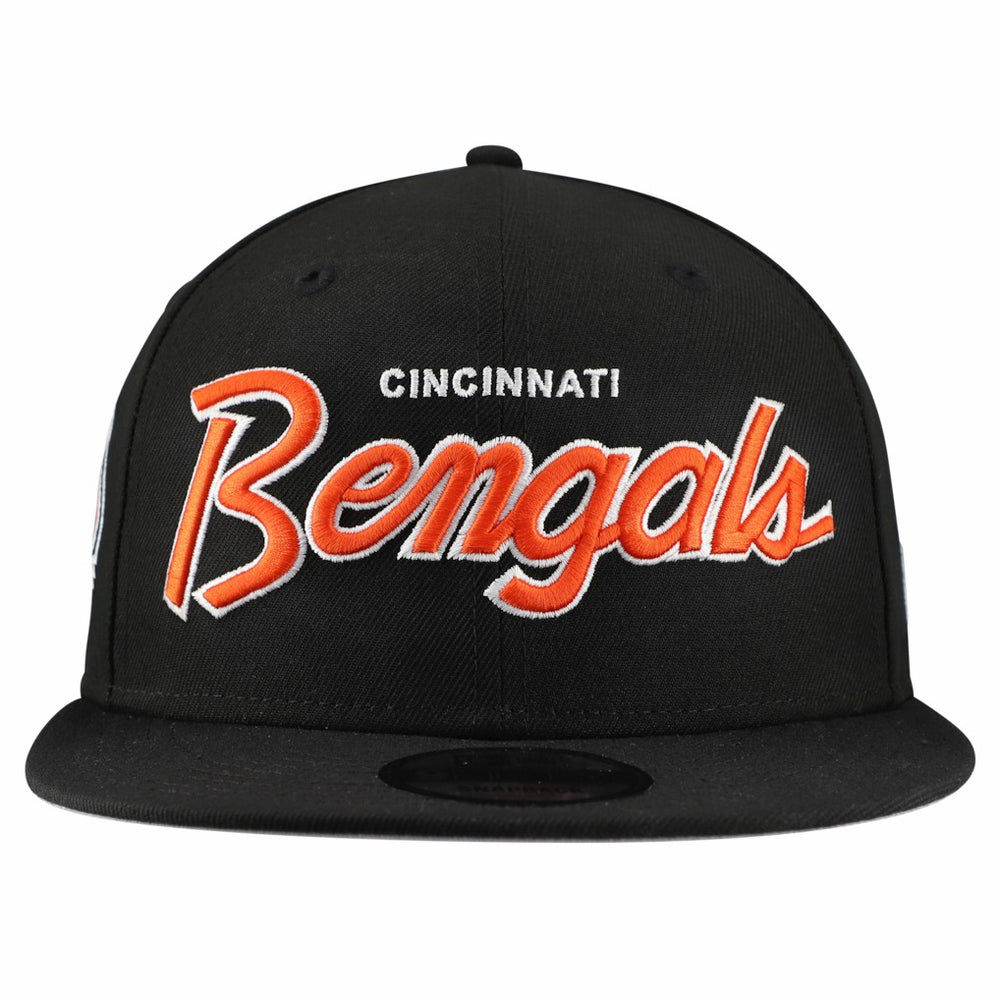 Cincinnati Bengals New Era Main Script 9FIFTY Snapback Hat