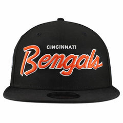 Cincinnati Bengals New Era Main Script 9FIFTY Snapback Hat