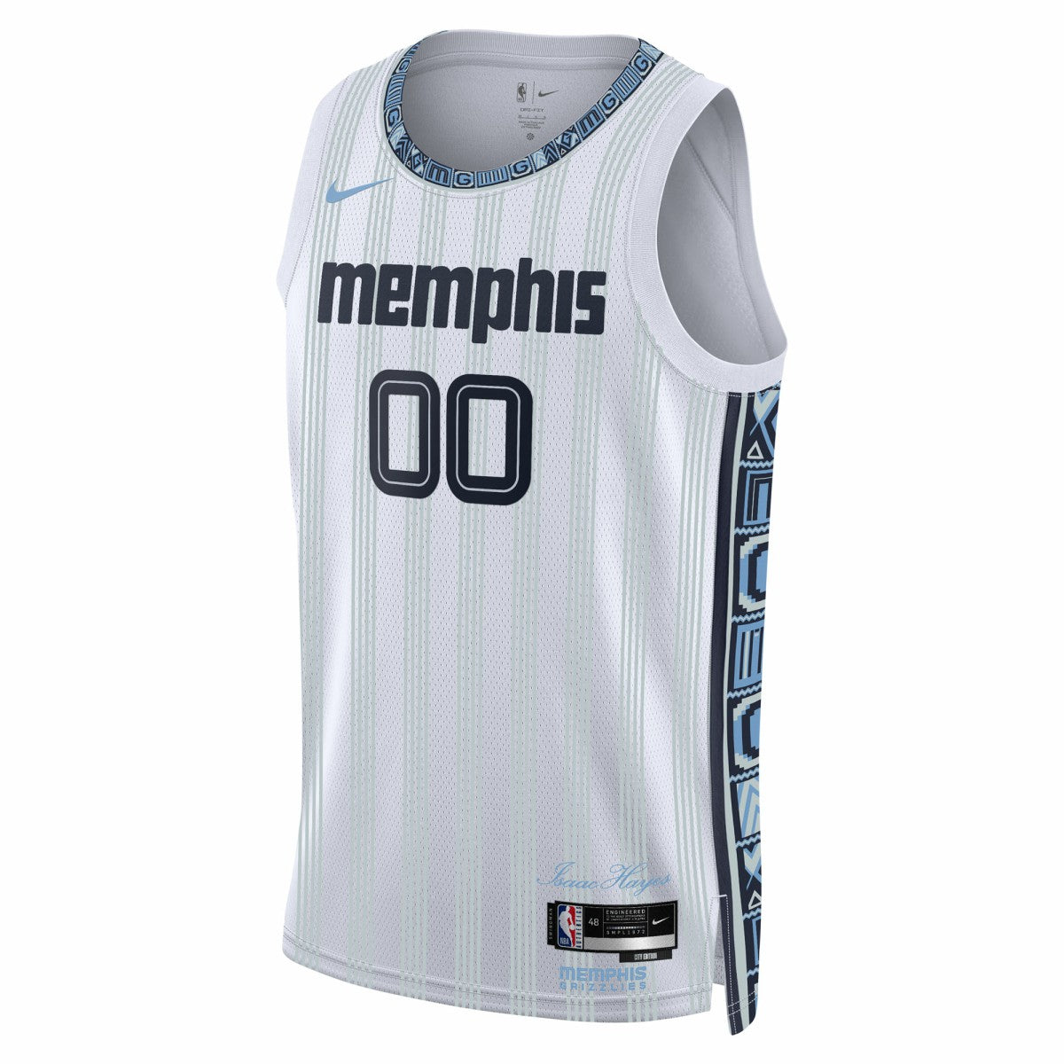 Memphis Grizzlies Unisex 2025/26 City Edition Swingman Custom Jersey - White