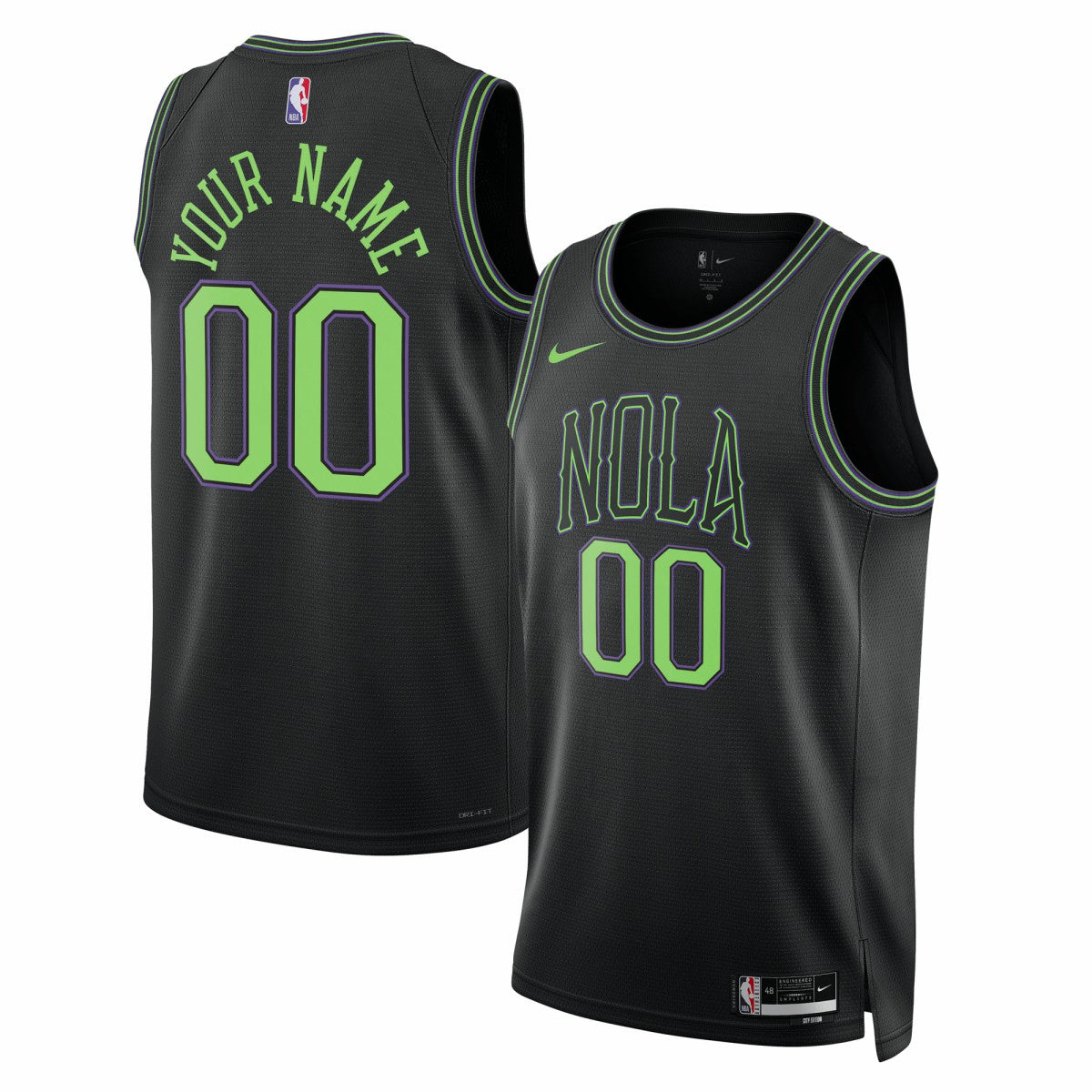 New Orleans Pelicans Unisex 2025/26 City Edition Swingman Custom Jersey On Sale