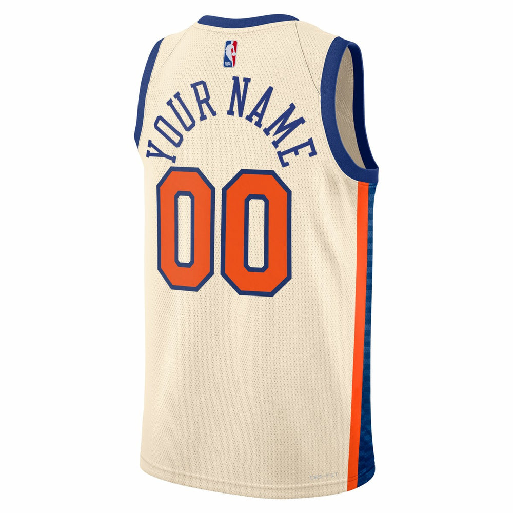 New York Knicks Unisex 2025/26 City Edition Swingman Custom Jersey On Sale