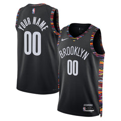 Brooklyn Nets Unisex 2025/26 City Edition Swingman Custom Jersey Discount