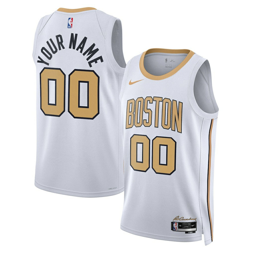 Boston Celtics Unisex 2025/26 City Edition Swingman Custom Jersey New