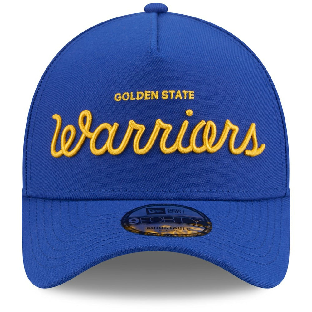 Golden State Warriors x Malbon Golf Unisex 9FORTY A-Frame Adjustable Hat sale Discount