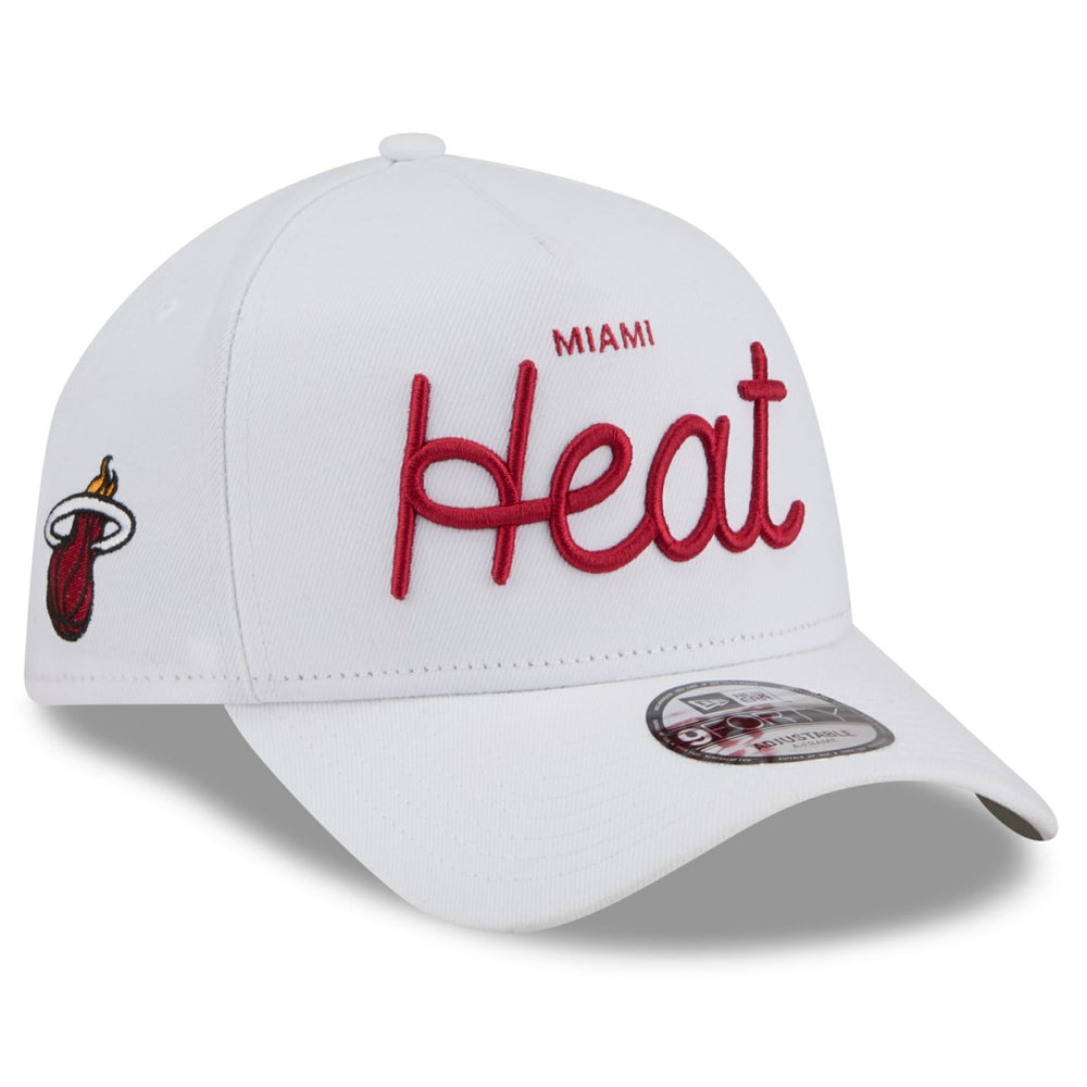 Miami Heat x Malbon Golf Unisex 9FORTY A-Frame Adjustable Hat On Sale