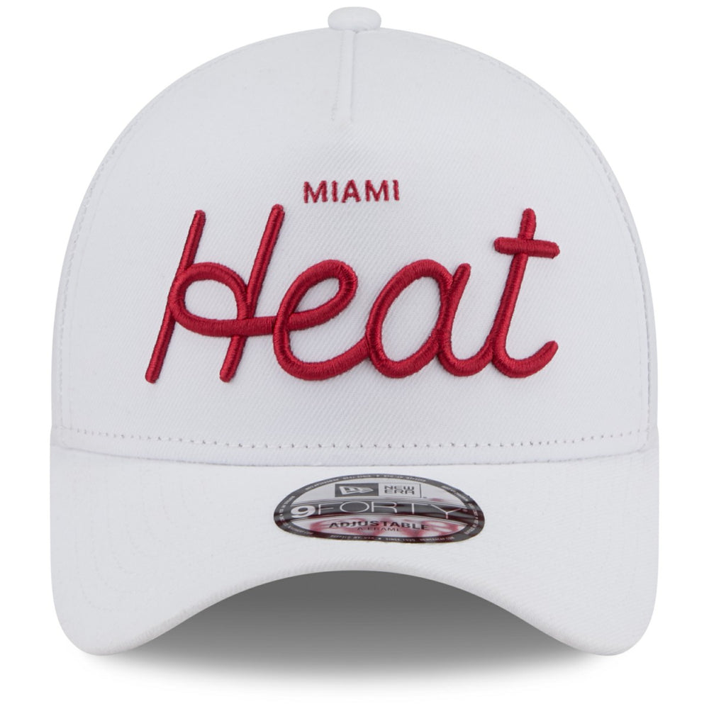 Miami Heat x Malbon Golf Unisex 9FORTY A-Frame Adjustable Hat On Sale