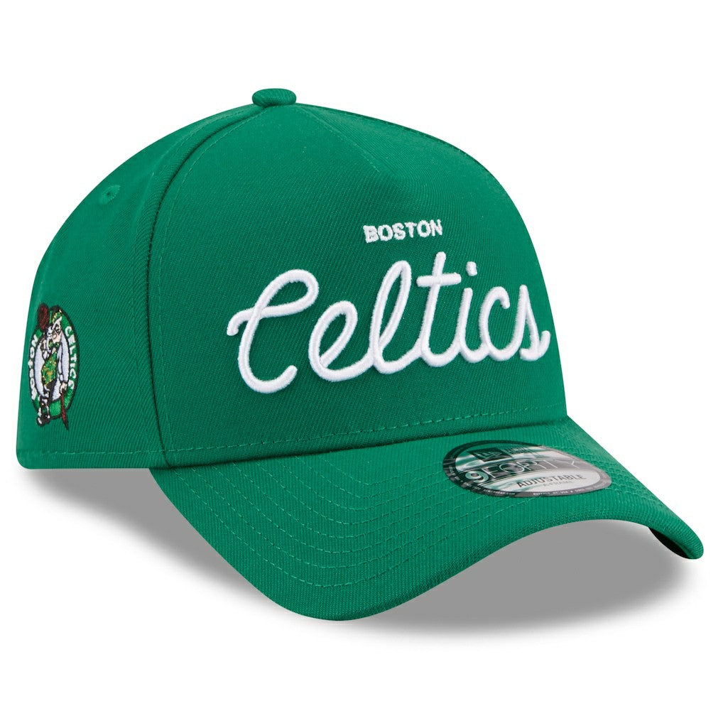 Boston Celtics x Malbon Golf Unisex 9FORTY A-Frame Adjustable Hat On Sale