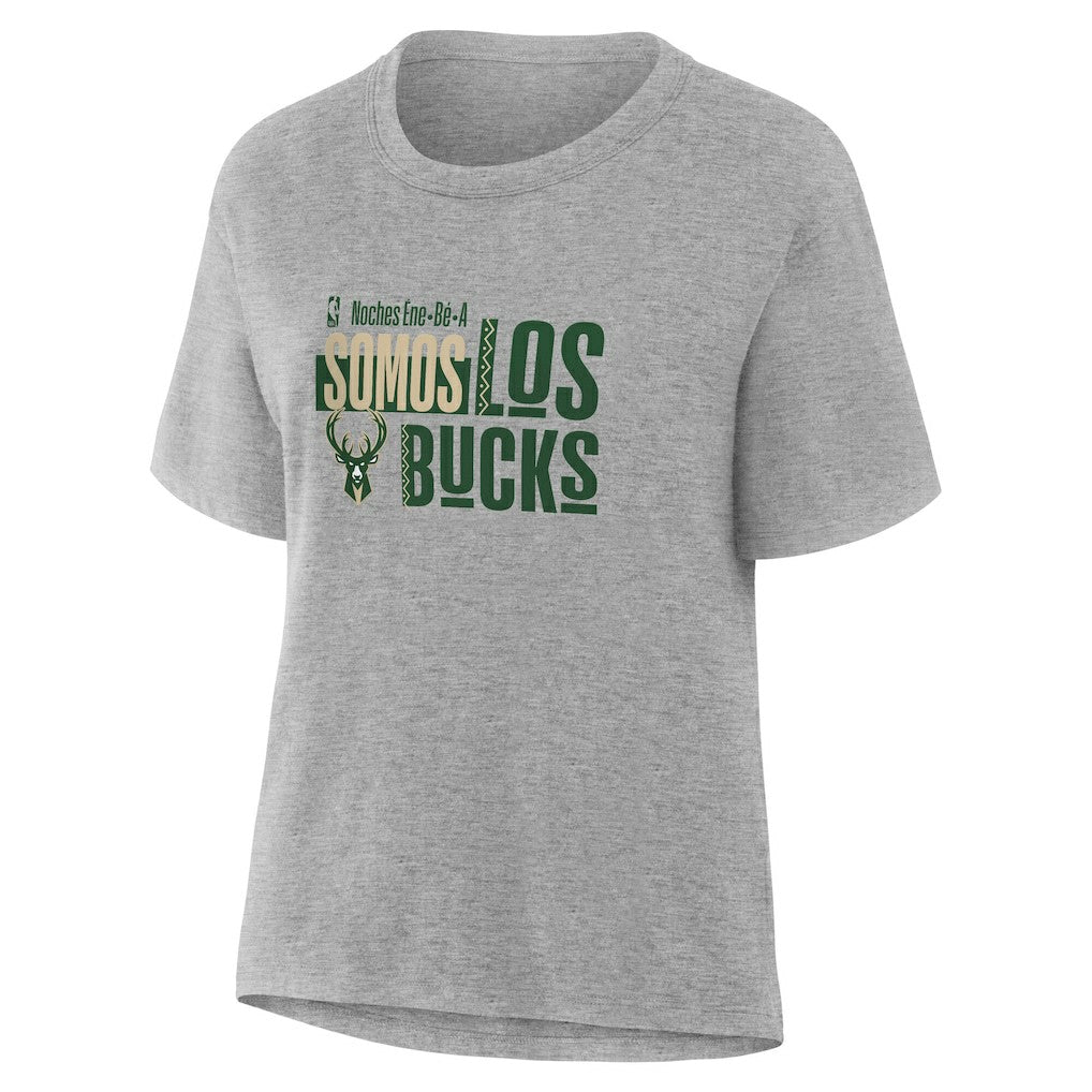 Milwaukee Bucks Women's Noches Training T-Shirt Discount