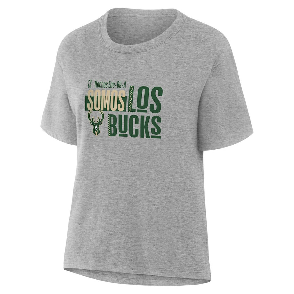 Milwaukee Bucks Women's Noches Training T-Shirt Discount