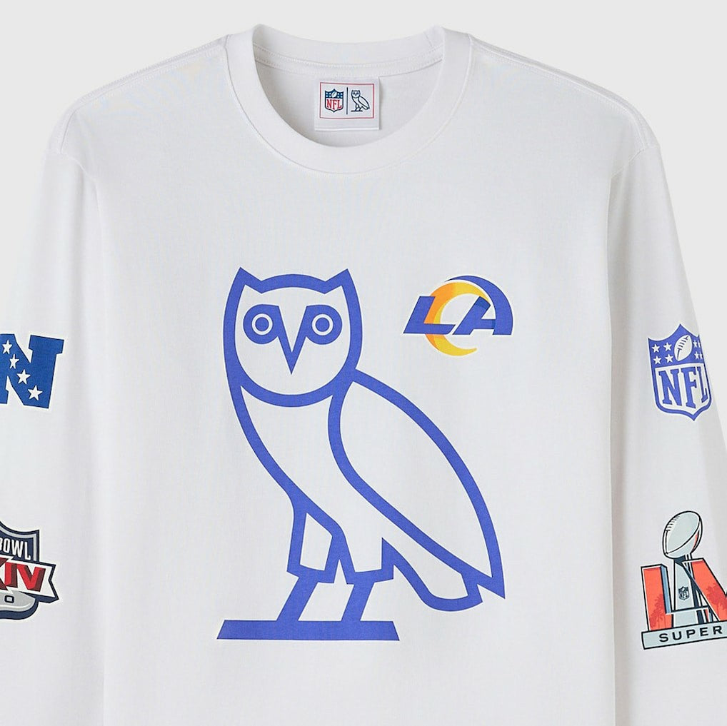 Los Angeles Rams  OVO x NFL Unisex Long Sleeve T-Shirt