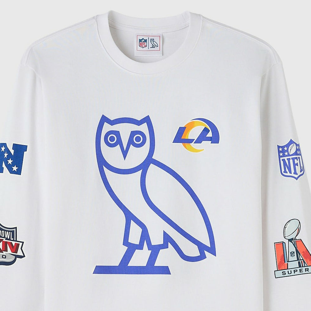 Los Angeles Rams  OVO x NFL Unisex Long Sleeve T-Shirt