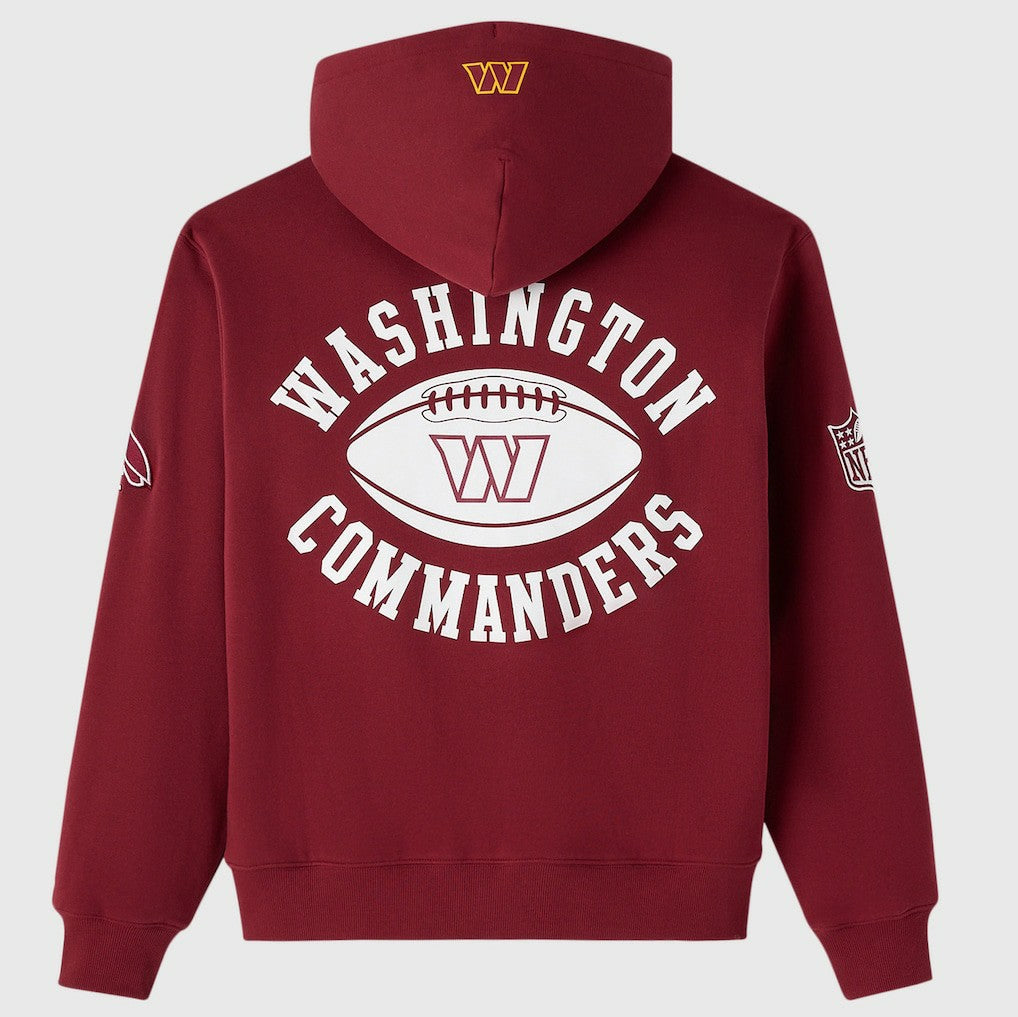 Washington Commanders  OVO x NFL Unisex Full-Zip Waffle-Lined Hoodie
