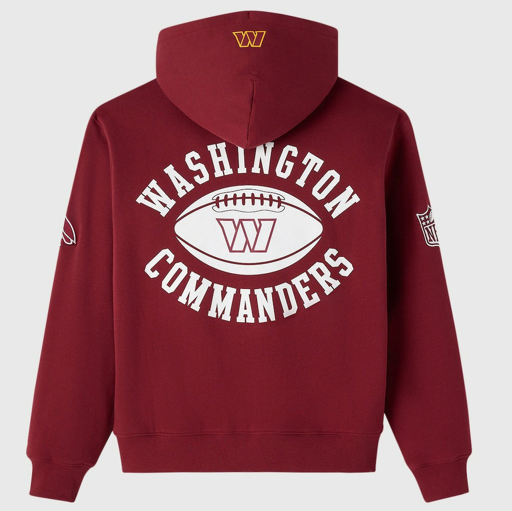 Washington Commanders  OVO x NFL Unisex Full-Zip Waffle-Lined Hoodie