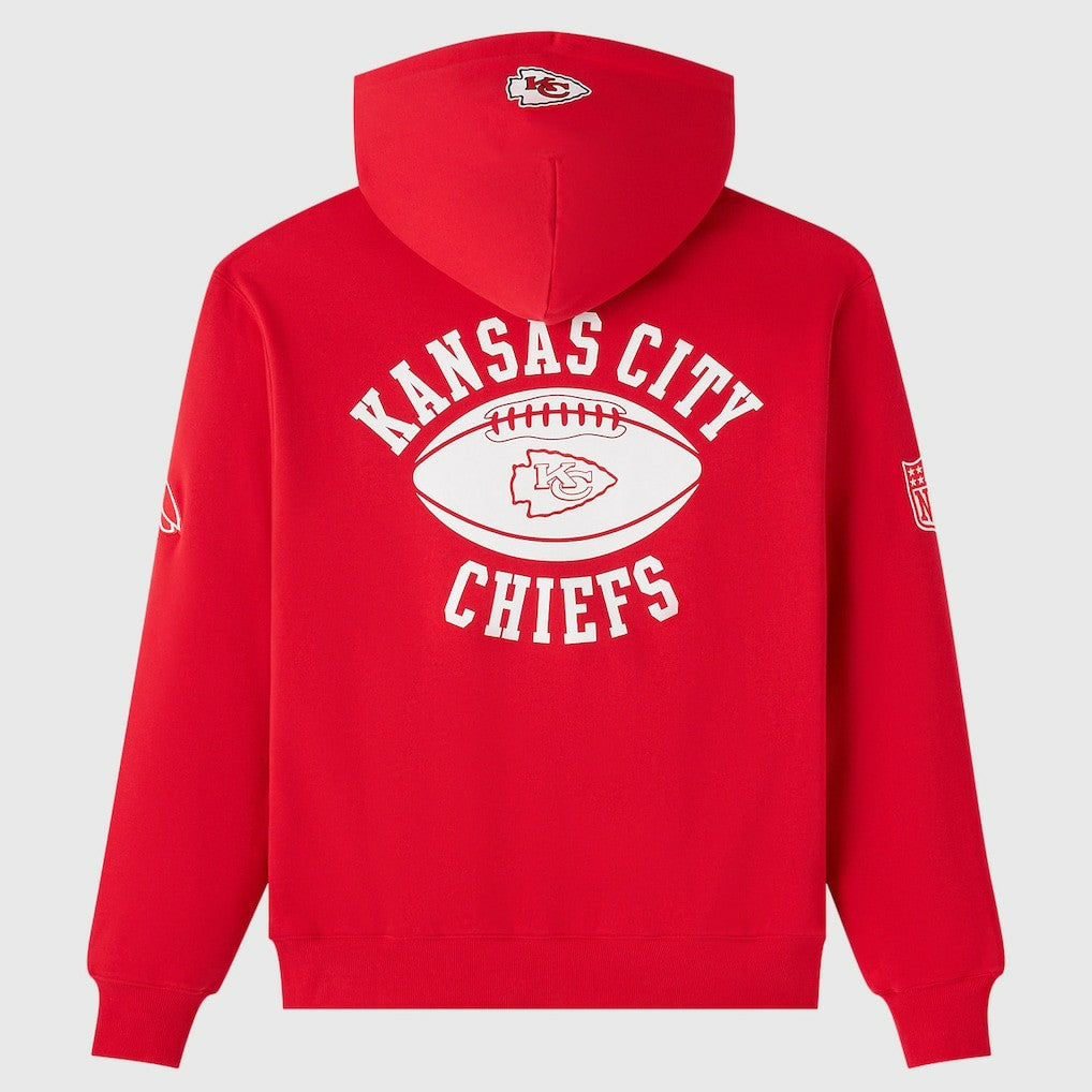 Kansas City Chiefs  OVO x NFL Unisex Full-Zip Waffle-Lined Hoodie