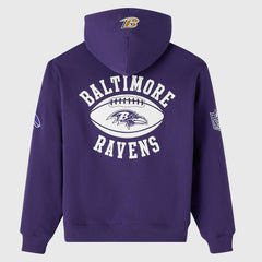 Baltimore Ravens  OVO x NFL Unisex Full-Zip Waffle-Lined Hoodie