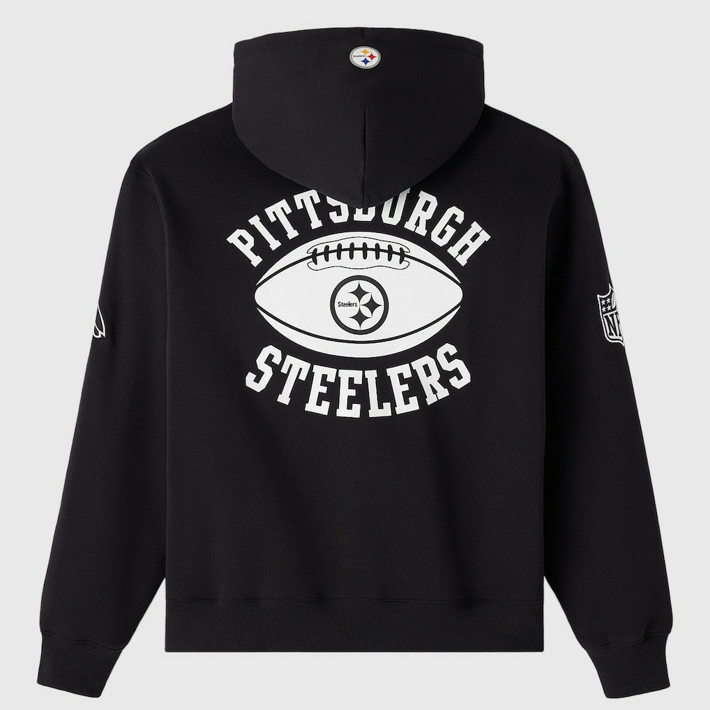 Pittsburgh Steelers  OVO x NFL Unisex Full-Zip Waffle-Lined Hoodie