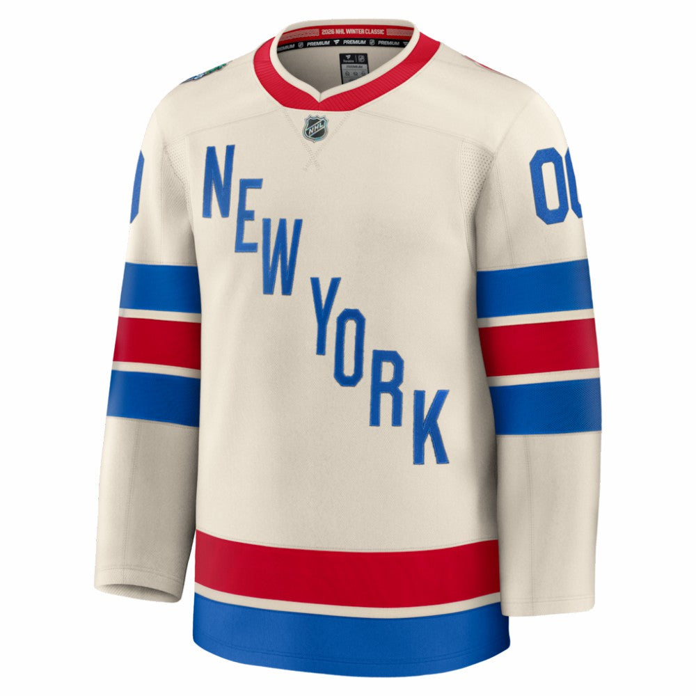 New York Rangers Fanatics 2026 NHL Winter Classic Premium Custom Jersey Online
