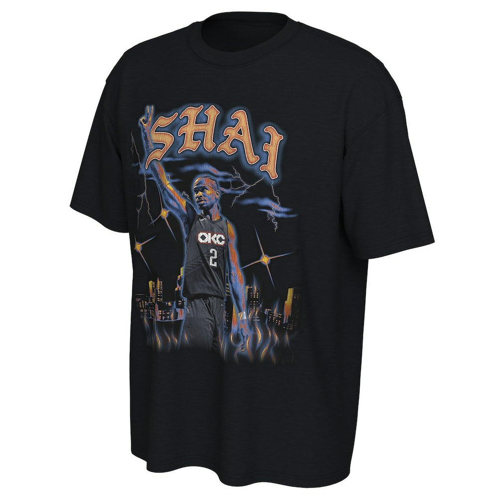 Shai Gilgeous-Alexander Oklahoma City Thunder Converse Unisex 2025/26 City Edition Player Graphic T-Shirt On Sale