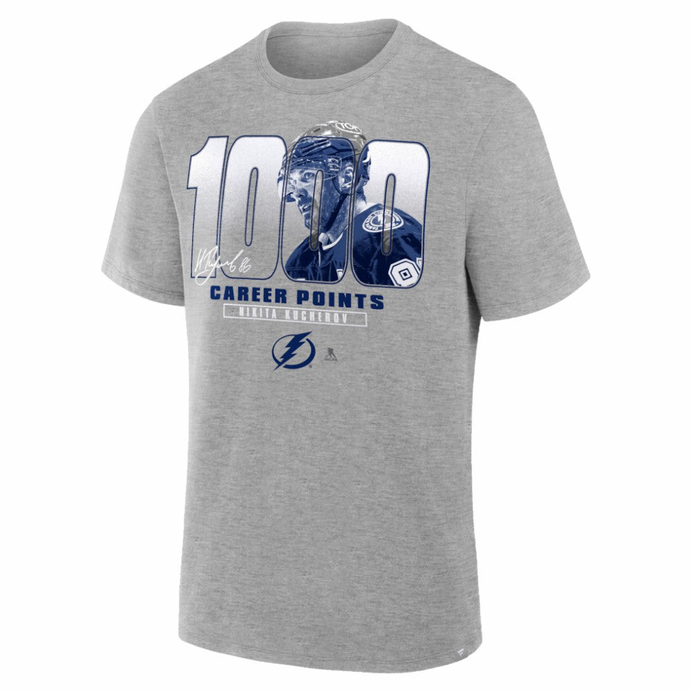 Nikita Kucherov Tampa Bay Lightning 1000 Career Points Legacy T-Shirt Outlet
