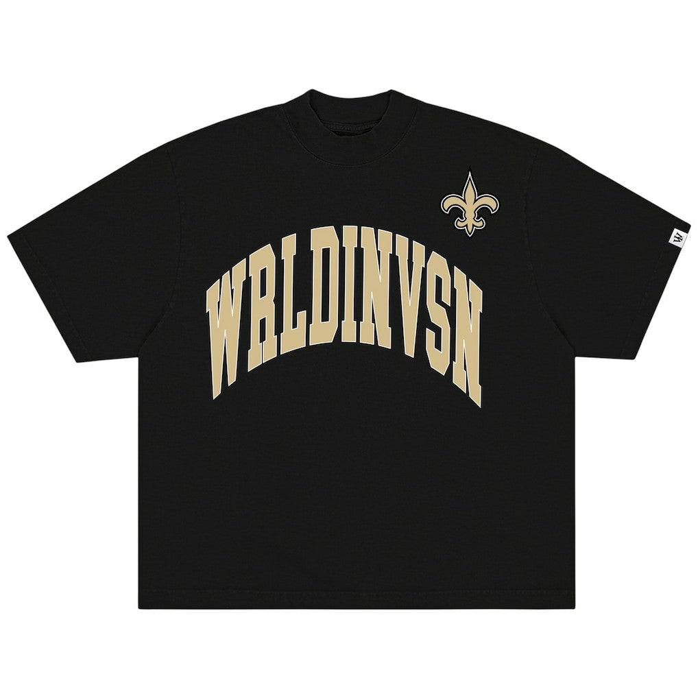 New Orleans Saints  WRLDINVSN x  Unisex Oversized Arch T-Shirt