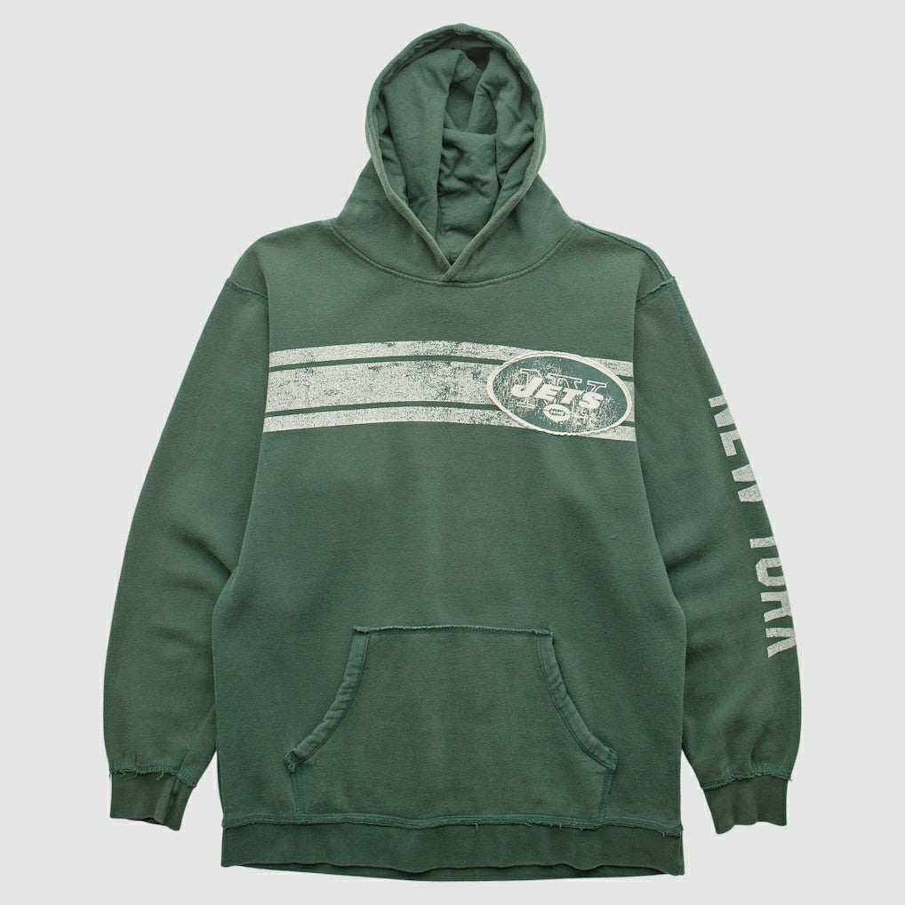 New York Jets Fanatics 2000s Hooded Pullover Sweatshirt