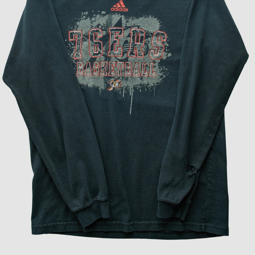 Philadelphia 76ers 2000s Long Sleeve T-shirt Discount