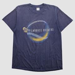 Milwaukee Brewers Logo Athletic 2001 T-shirt | MLB Shop