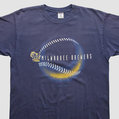 Milwaukee Brewers Logo Athletic 2001 T-shirt | MLB Shop