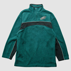 Philadelphia Eagles Fanatics NFL 2000s 1/4 Zip Sweatshirt