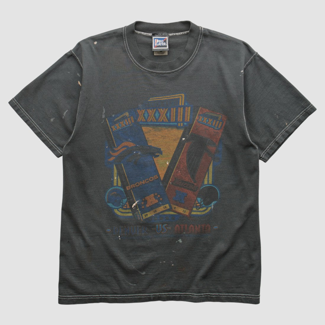 Denver Broncos Fanatics Superbowl XXXIII Pro Player 1999 T-shirt