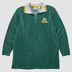 Green Bay Packers Fanatics Game Day Clothing 90s 1/4 Zip Sweatshirt