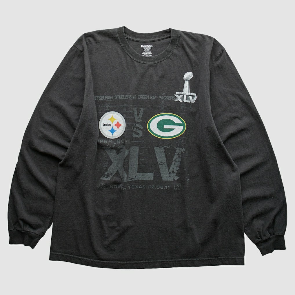 Pittsburgh Steelers Fanatics Superbowl XLV Reebok 2011 Long Sleeve T-shirt